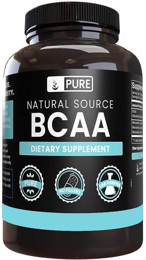 Pure BCAA в капсулах (90 caps) бца, аминокислоты