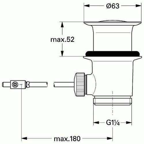 3.07023.08 Донный клапан GROHE