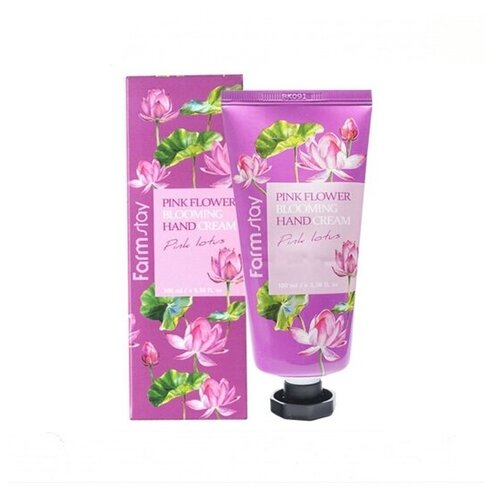 Крем для рук с лотосом FarmStay farmstay pink flower blooming hand cream set