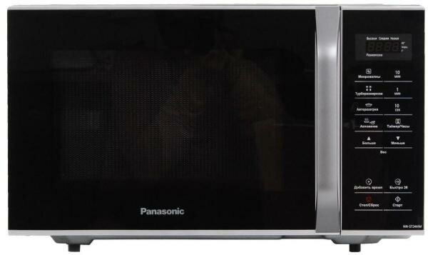СВЧ Panasonic NN-ST34HMZPE 800 Вт чёрный серебристый