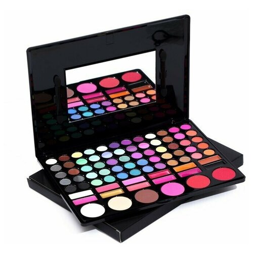 Набор декоративной косметики тени 60 цв 6 цв румян 12 бальзамов для губ 874₽