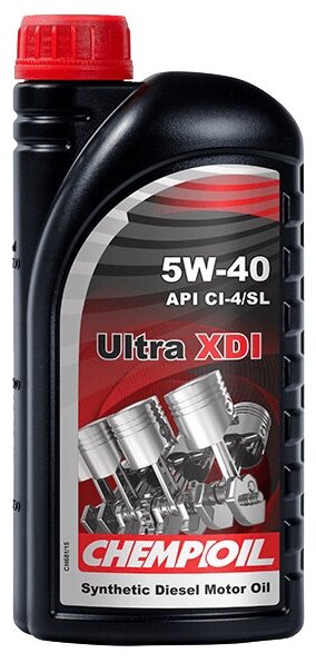 Масло CHEMPIOIL Ultra XDI SAE 5W-40 синт. (1 л) API CI-4/SL;ACEA B4/A3;VW 502.00/505.00
