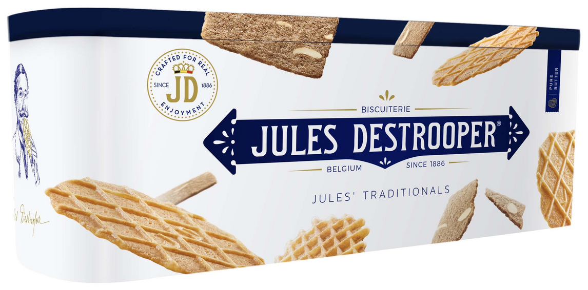 Печенье Бельгийское Jules Destrooper Печенье ассорти Jules Traditionals, 300 грамм