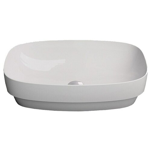 фото Раковина catalano green lux 60x40 серый матовый