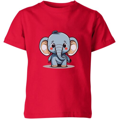 Футболка Us Basic, размер 10, красный мужская футболка слон малыш m черный