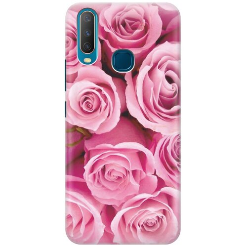 фото Cиликоновый чехол на vivo y17 / виво у17 с принтом "букет роз" gosso