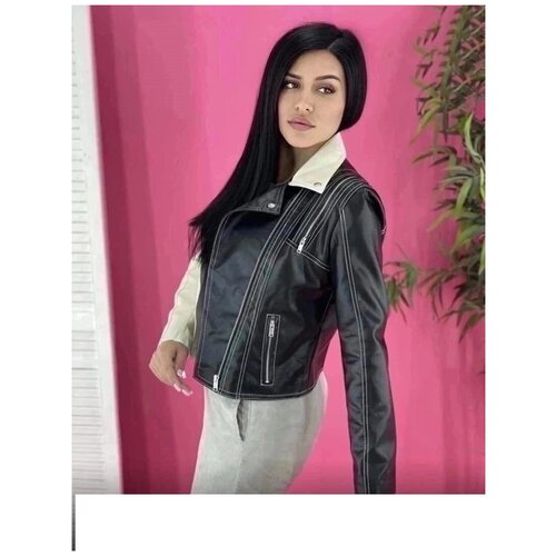 фото Косуха, кожаная куртка only китай