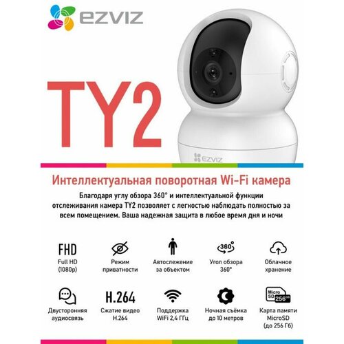 Камера видеонаблюдения Ezviz TY2(1080P)