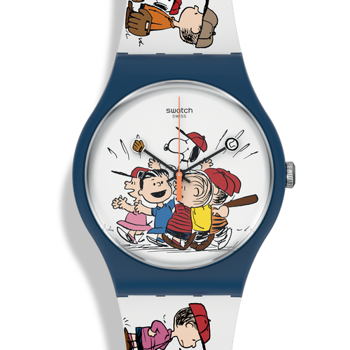 фото Наручные часы swatch, черный, синий