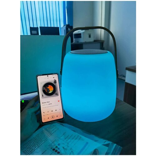Беспроводная bluetooth Колонка c подсветкой RGB светодиодный динамик 299000₽