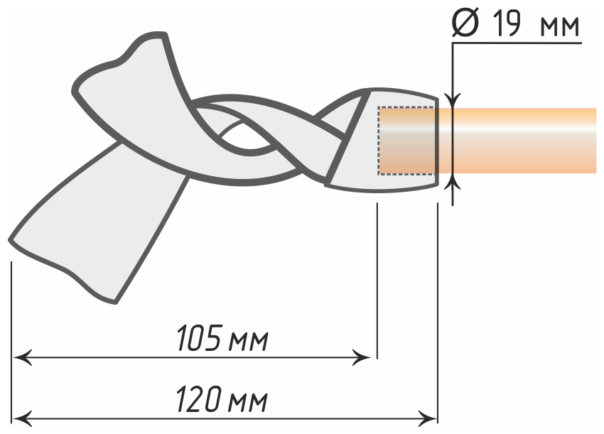 Наконечники для карниза OLEXDECO «Темпо» для труб диаметром 19 мм. Чёрный никель - фотография № 3
