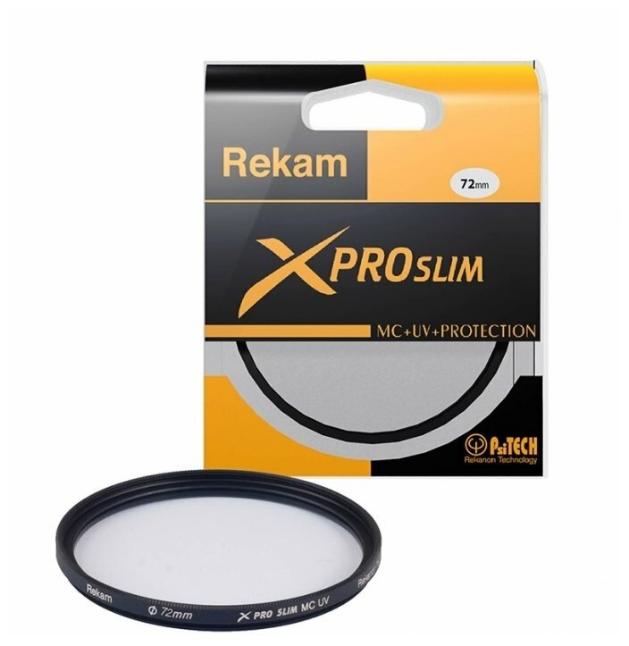 Светофильтр ультрафиолетовый Rekam UV 72-SMC16LC X PRO SLIM UV MC тонкий для объектива, 72 мм