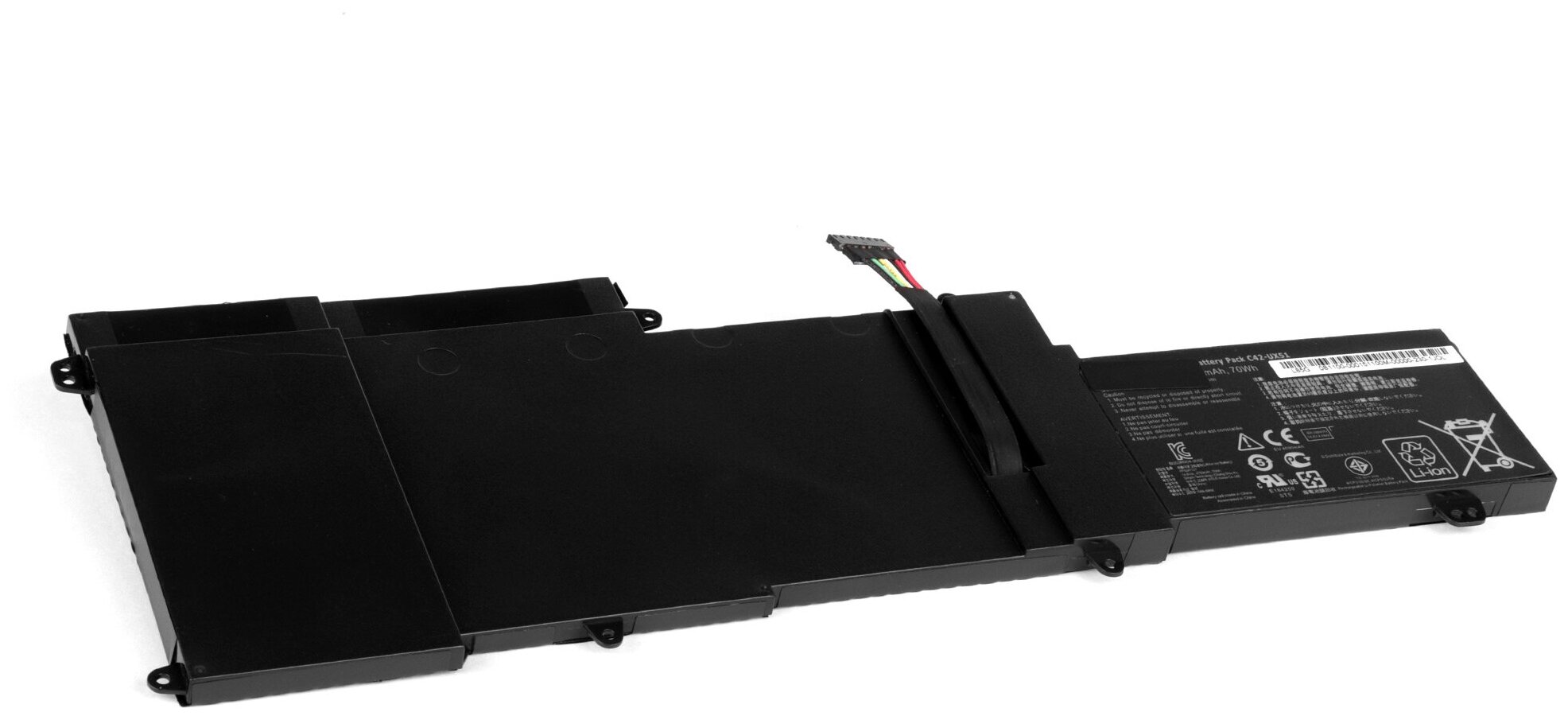 Аккумулятор для ноутбука Dell Original 13-7000 (11.1V 3950mAh). P/N: GK5KY - фото №1