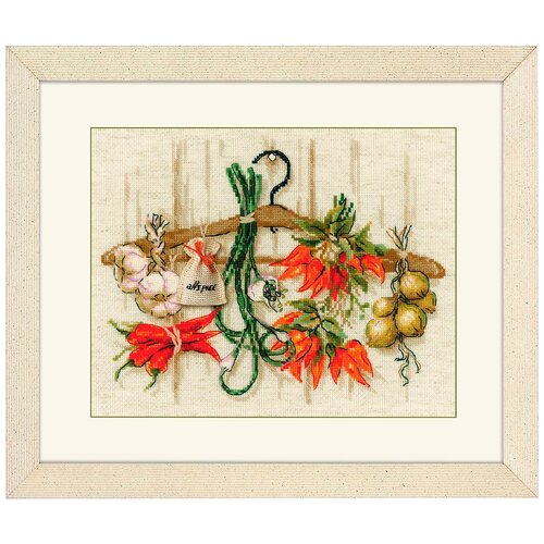 фото Набор для вышивания riolis "острые приправы" 30х24 см риолис