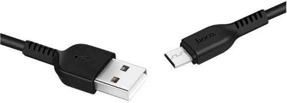 Кабель USB Hoco X20 Micro черный 2м