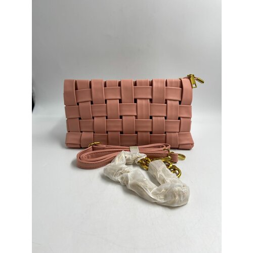 фото Сумка клатч albert&gloria повседневная, внутренний карман, регулируемый ремень, розовый