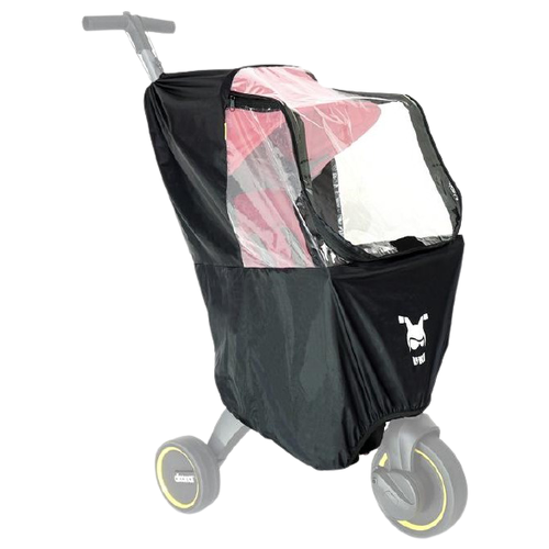 трехколесные велосипеды doona складной liki trike s3 Doona Liki Rain Cover, черный/прозрачный