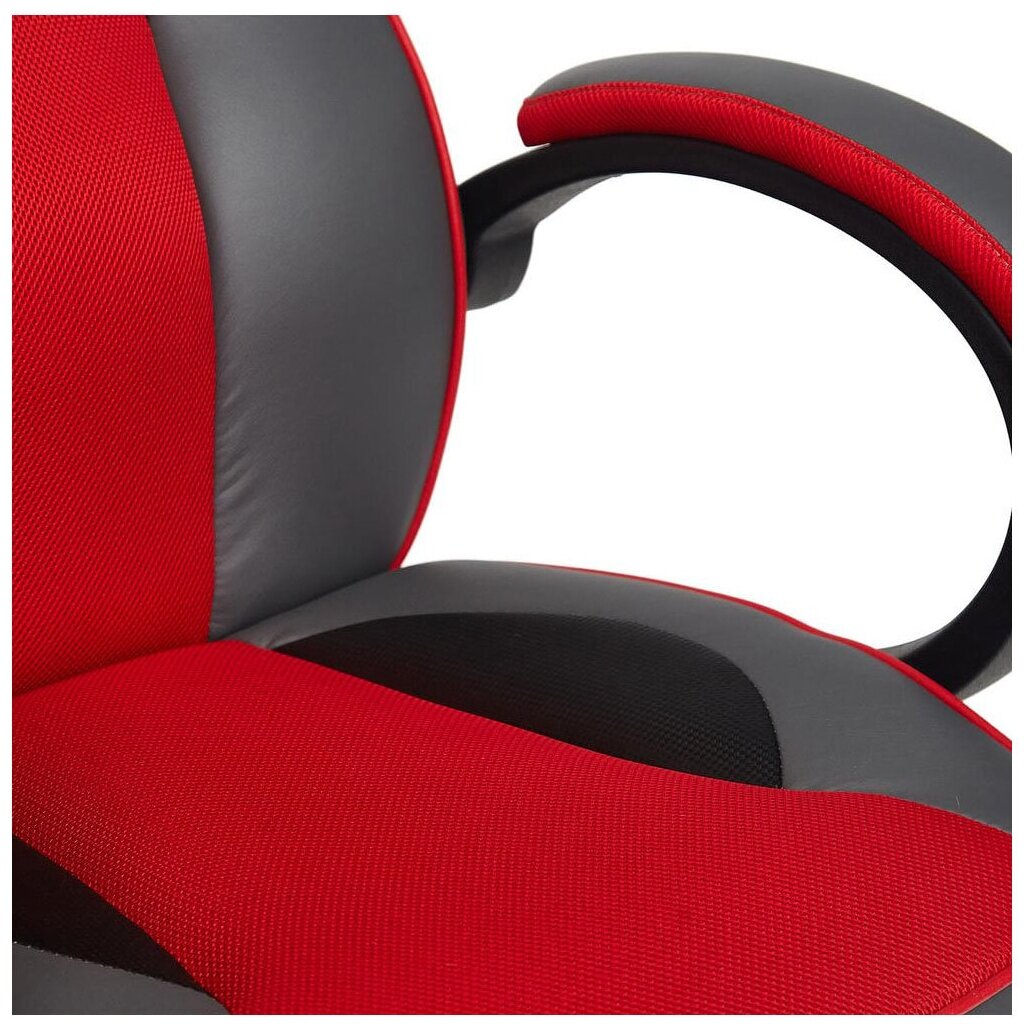 Игровое кресло Tetchair (Grey/Red) - фото №6