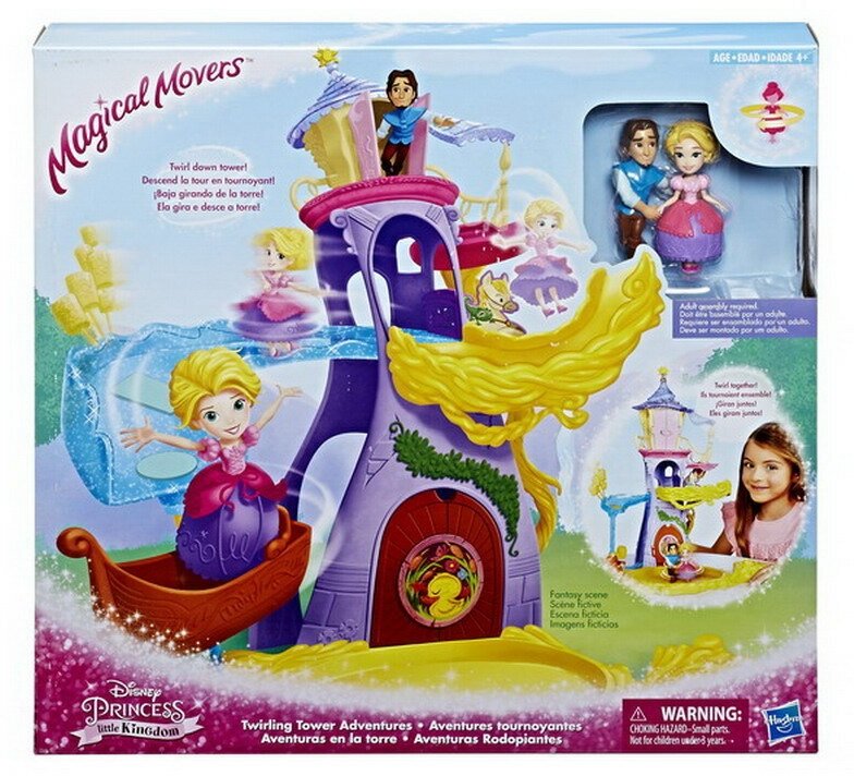 Игровой набор Hasbro Disney Princess Дворец Рапунцель и две маленькие куклы Юджина и Рапунцель E1700EU4-no