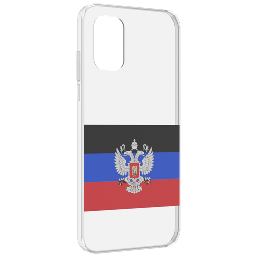 Чехол MyPads герб флаг ДНР-1 для Nokia G21 задняя-панель-накладка-бампер