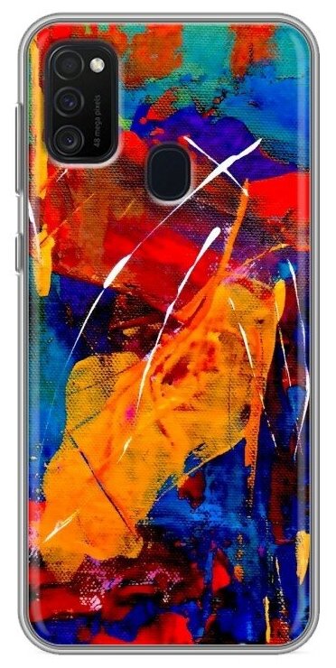 Дизайнерский силиконовый чехол для Galaxy M21 / Samsung Galaxy M21 Краски
