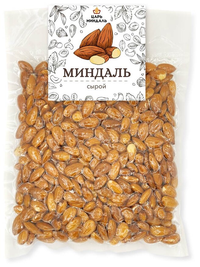 Миндаль сырой Царь Миндаль, 500 г