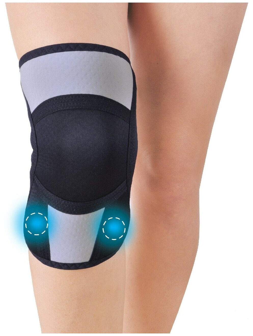 А-450 Крейт Бандаж для коленного и локтевого сустава с аппликаторами биомагнитными медицинскими (№5)