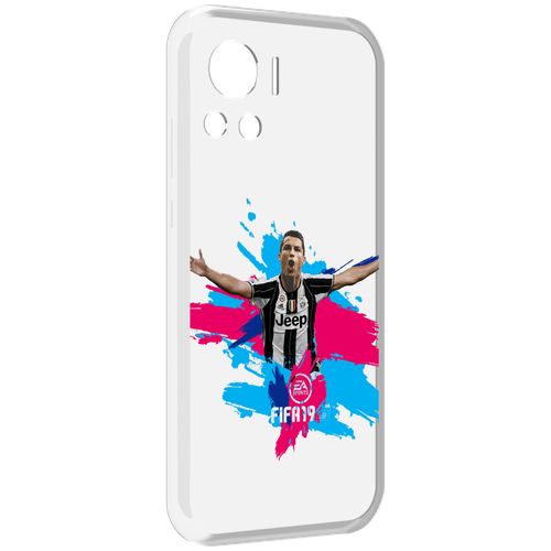 Чехол MyPads Fifa-2019-2020-2021-2022 мужской для Motorola Edge 30 Ultra задняя-панель-накладка-бампер