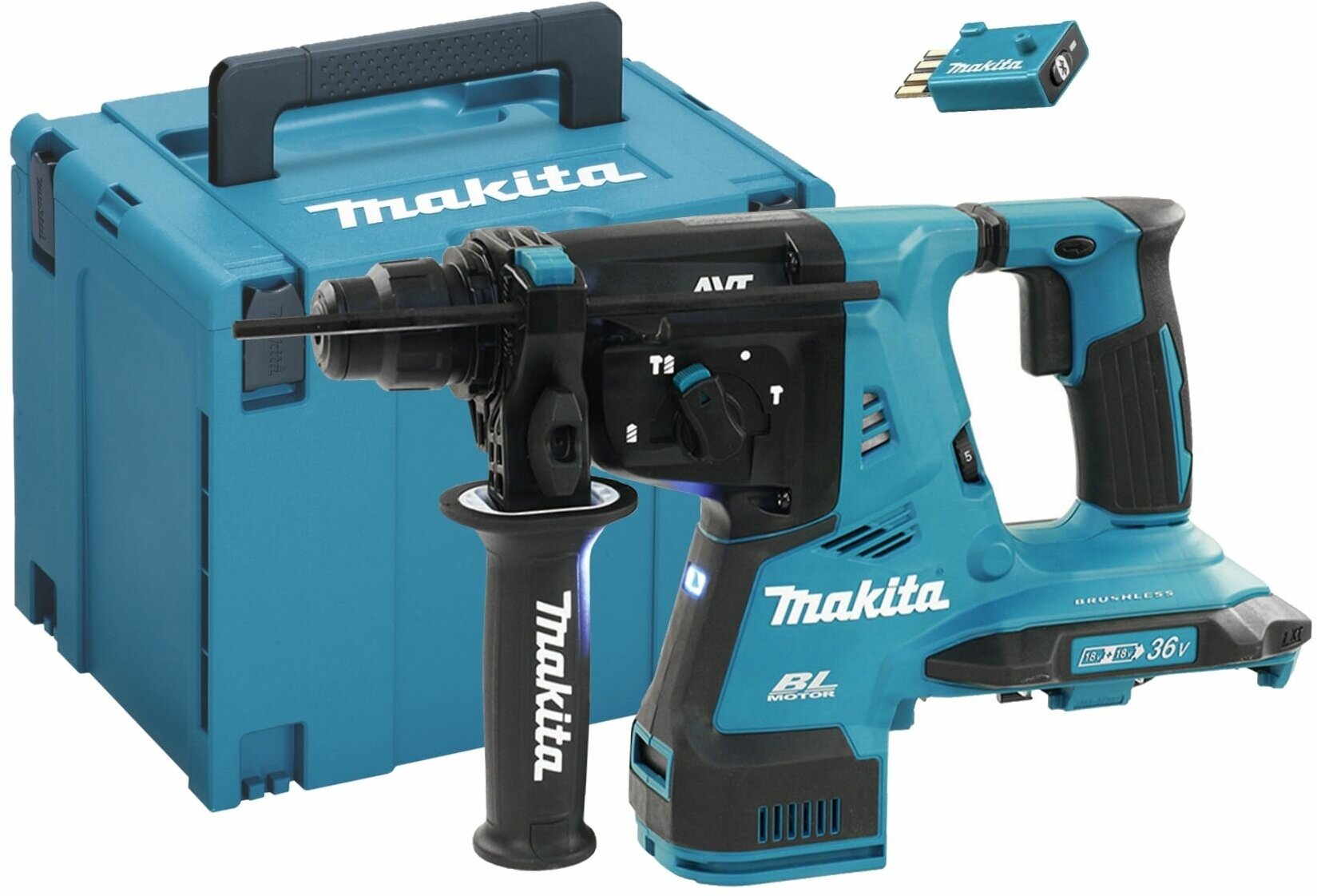 Перфоратор аккумуляторный Makita DHR282ZJU, без аккумулятора - фотография № 6