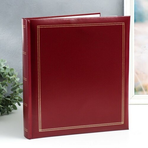 Фотоальбом магнитный на 30 листов 29х32 см красный (1шт.)