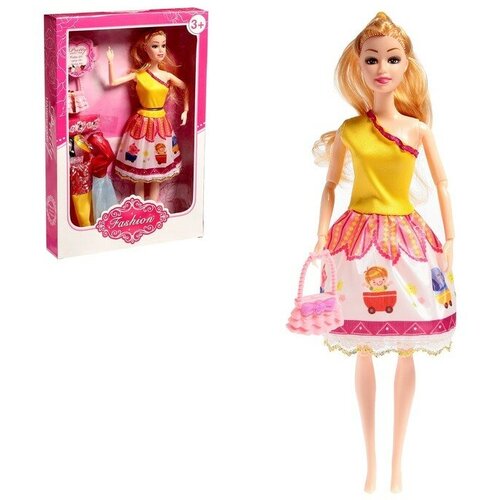 Кукла-модель шарнирная «Наташа» с набором платьев венсдей куклы шарнирные