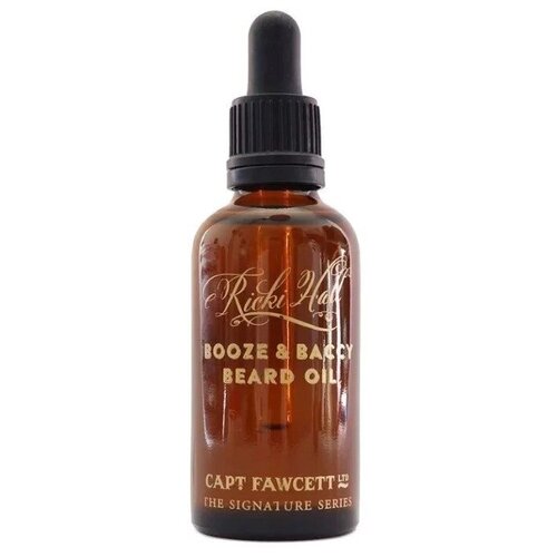 Captain Fawcett Масло для бороды Ricki Hall's Booze & Baccy Beard Oil, 80 г, 50 мл уход за волосами captain fawcett шампунь для волос ricki hall booze