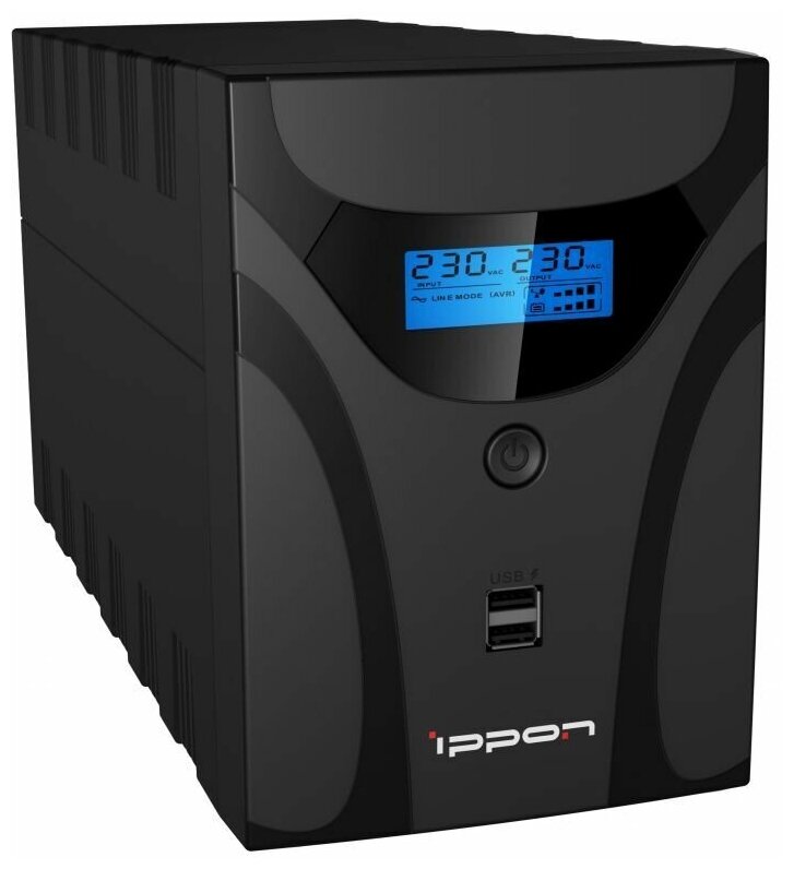 Источник бесперебойного питания Ippon Smart Power Pro II 2200 1200Вт 2200ВА черный