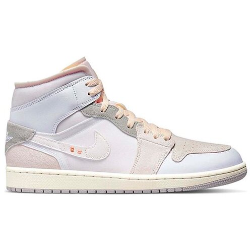 Кроссовки Jordan CRAFT, размер 43 EU, серый кроссовки air jordan 1 mid se inside out craft inside out white grey 42 5 eu