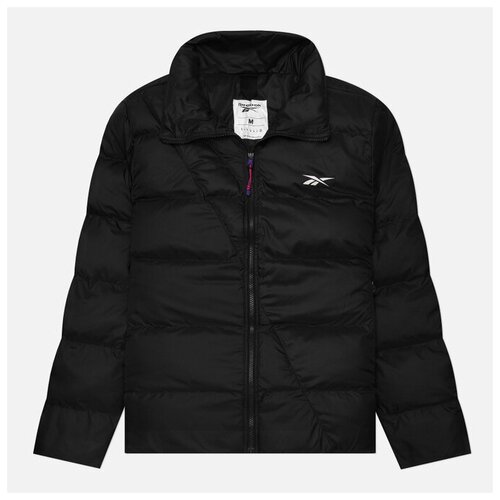 фото Мужской пуховик reebok urban synthetic down bomber чёрный, размер s