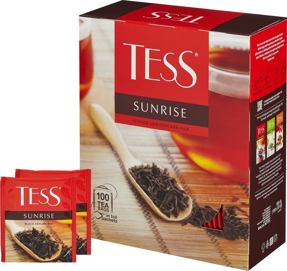 Чай черный Tess Sunrise 25 пак ОРИМИ - фото №8