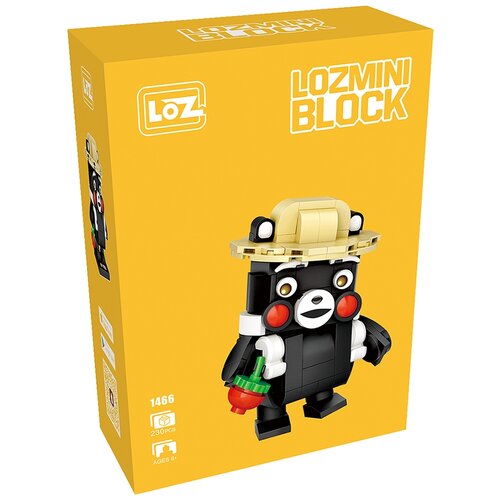 LOZ mini block 1466 Kumamon, 230 дет.