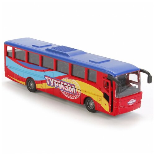 Рейсовый автобус Технопарк инерционный 15 см