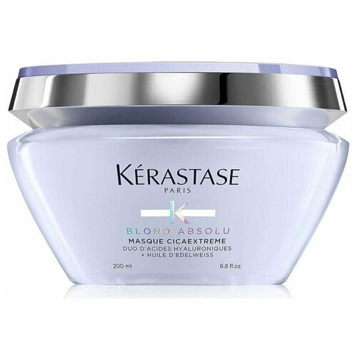 Kerastase Blond Absolu Masque Cicaextreme - Маска для интенсивного увлажнения осветленных волос 200 мл крем шампунь для увлажнения осветленных волос kerastase shampoo blond absolu cicaextreme 250 мл