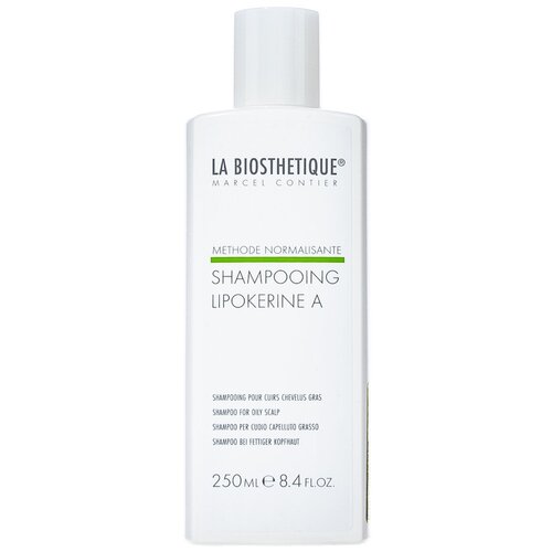La Biosthetique шампунь Methode normalisante Lipokerine A для жирной кожи головы, 250 мл шампунь для сухой кожи головы methode vitalisante shampooing lipokerine b 250мл