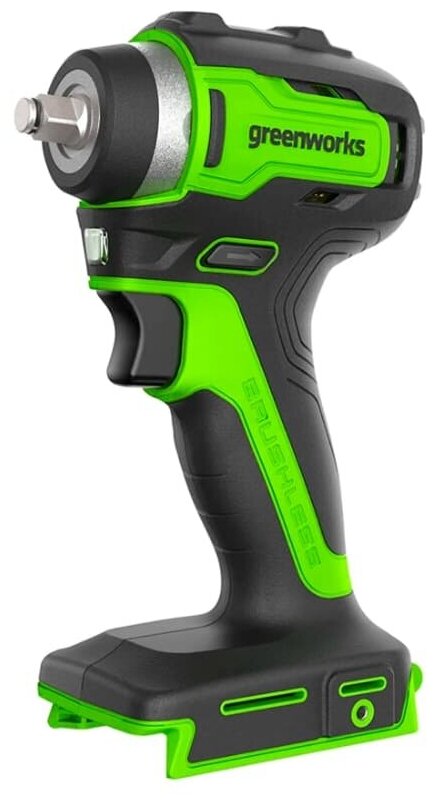 Гайковерт ударный Greenworks G24IW200 24V 3803607 (200 Нм) бесщеточный аккумуляторный без аккумулятора и зарядного устройства