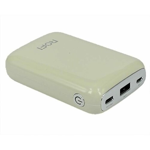 Внешний аккумулятор Power Bank 10000 mAh Rofi MPB10 белый 173200₽
