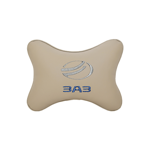 фото Подушка на подголовник экокожа beige zaz vital technologies
