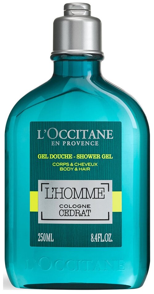 Гель-шампунь для душа LOccitane en Provence Lhomme Cologne cedrat, 250 мл