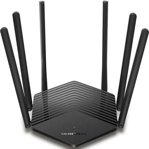 Роутер беспроводной Mercusys MR1900G черный wi fi роутер mercusys mr1900g 2x1 гбит с 2 4 5 ггц 1 9 гбит с mr1900g