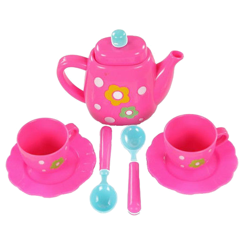 Набор посуды Yako Мини Мания - Чайный сервиз M6010 розовый  - купить со скидкой