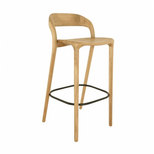 Стул барный Мэри, дуб натуральный коньяк, массив дуба