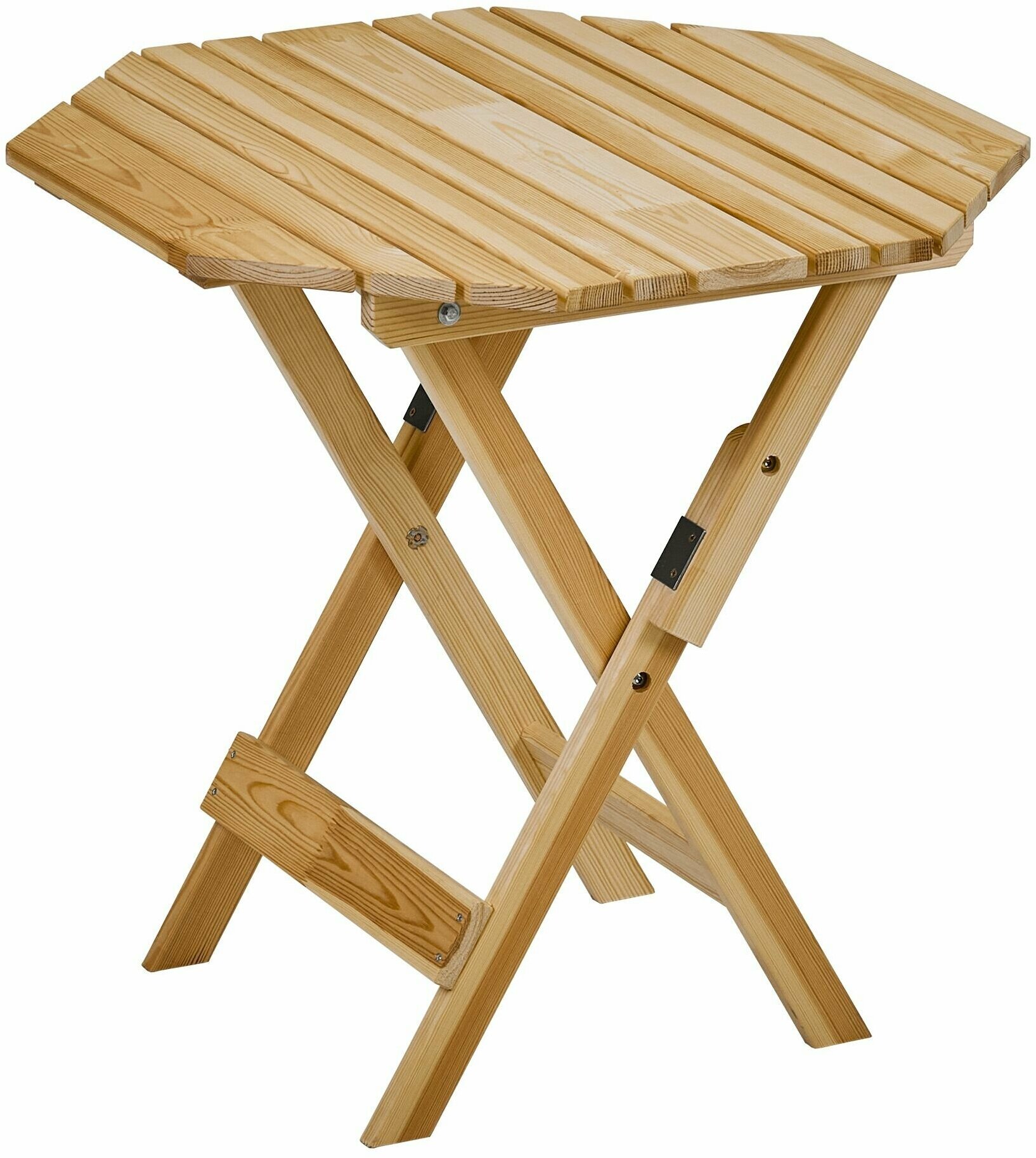 Стол складной, деревянный для сада и дачи, 70*70см, сансет - фотография № 14