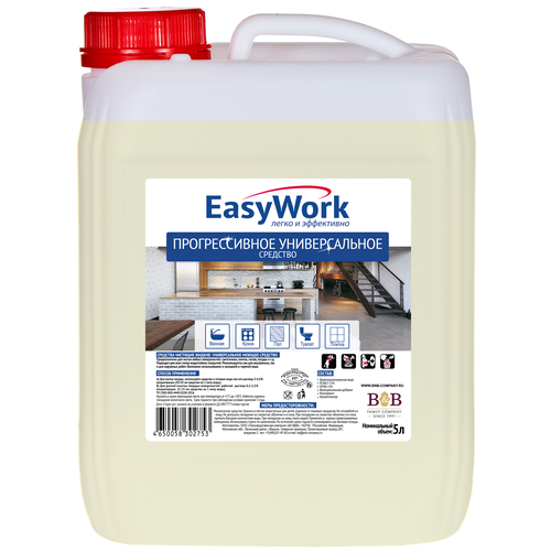 Универсальное чистящее средство Easy Work жидкость 5 л, 571871