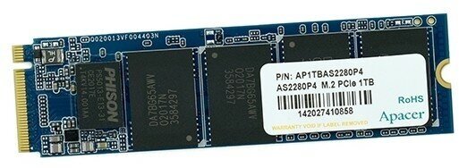 SSD накопитель Apacer AS2280P4 1TB (AP1TBAS2280P4-1)
